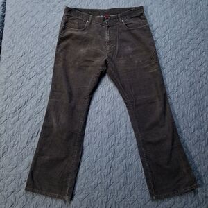 Sprit Corduroy Pants Mens 36X32 Brown Soul Standard Fit Dark Wash Canvas Casual